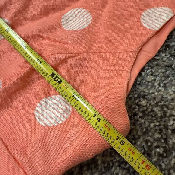 Vintage 1960s Pink Polka Dot Shift Pencil Dress Small Pinup Mod Classic - Picture 7 of 9